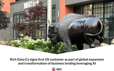 Rich Data Co signs first US customer as part of global expansion and transformation of business lending leveraging AI